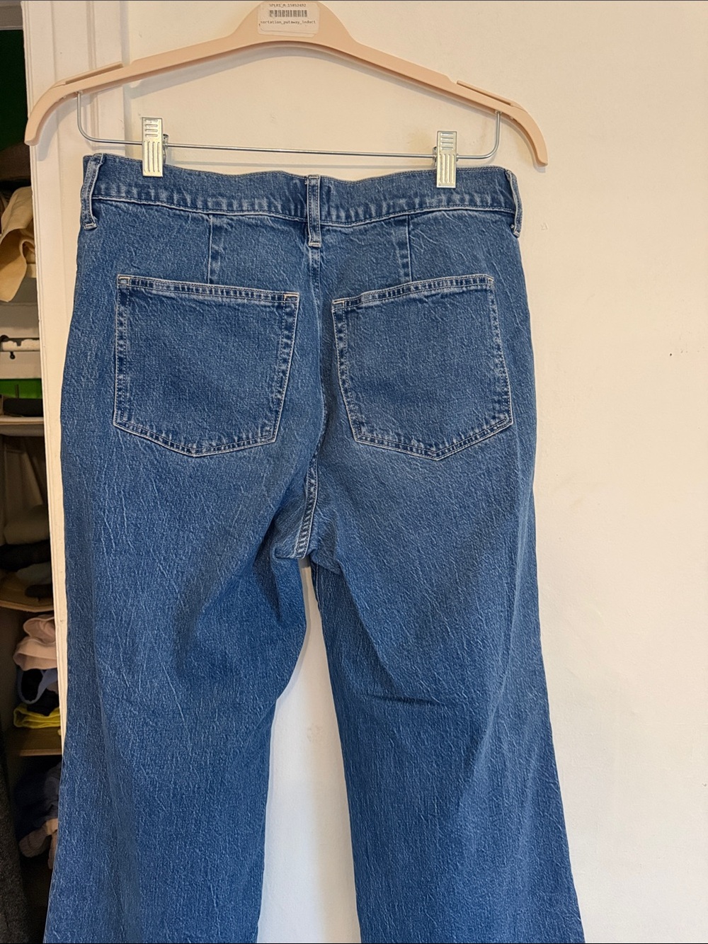 J. Crew Classic Wide-Leg Women's Jeans in Blue - Picture 4 of 4